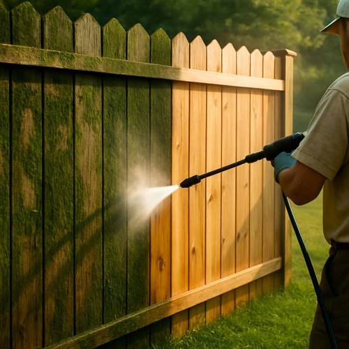 Fence Cleaning Camas Wa.