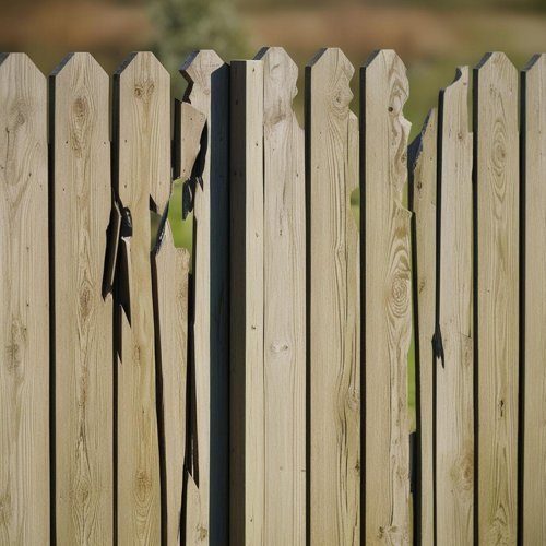 Broken Fence Panel Replacement In Camas