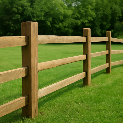 Post Rail Fence Camas
