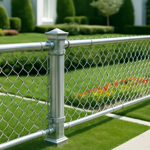 Galvanized Chain Link Fence